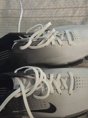 Men's Nike Air Zoom Black and White Athletic Golf Shoes